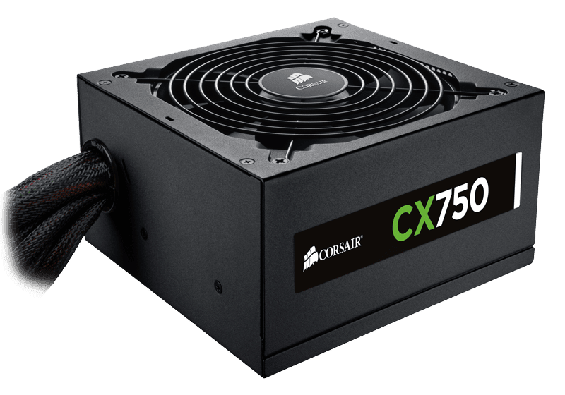 CORSAIR CX750 750W PC POWER SUPPLY model 75-001447 CORSAIR CX750 750W PC POWER SUPPLY model 75-001447